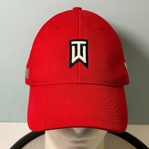 Nike Tiger Woods Collection Hat Size XL Flexfit Red Baseball Cap 20xi Vr OSFM
